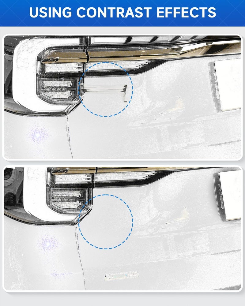 RSACET 040 Super White/Ice Cap Touch Up Paint Compatible with Toyota Exact Match Touch Up Paint Car Scratch Repair - Image 3